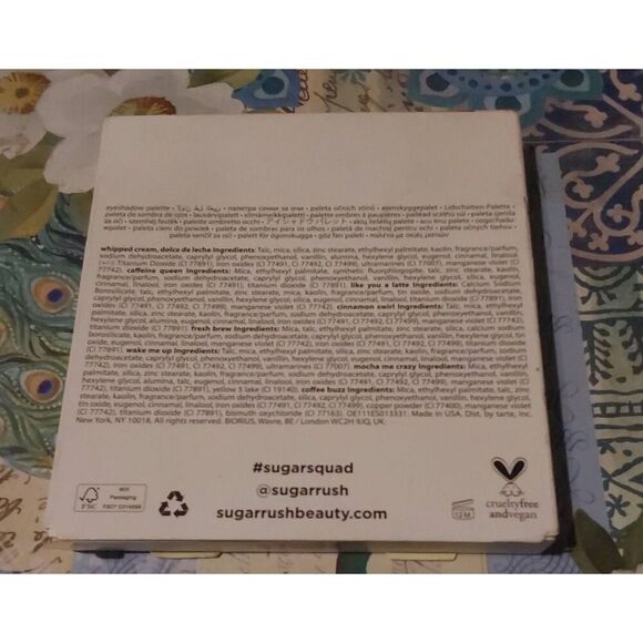 BNIB~Tarte Sugar Rush Double Shot Sweet Tarte Double Shot Eyeshadow Palette - Picture 2 of 4